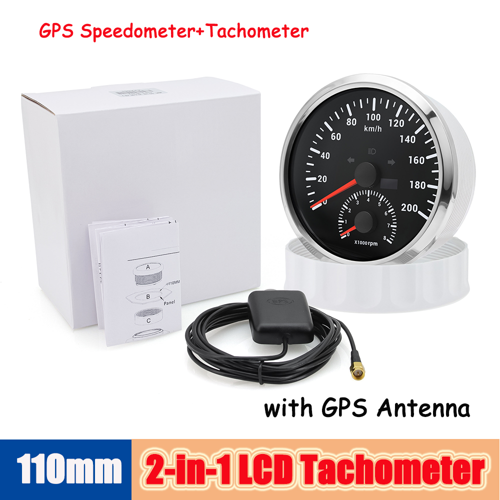 Light Meter Incident - 110mm Auto Speedometer Tachometer 2 in