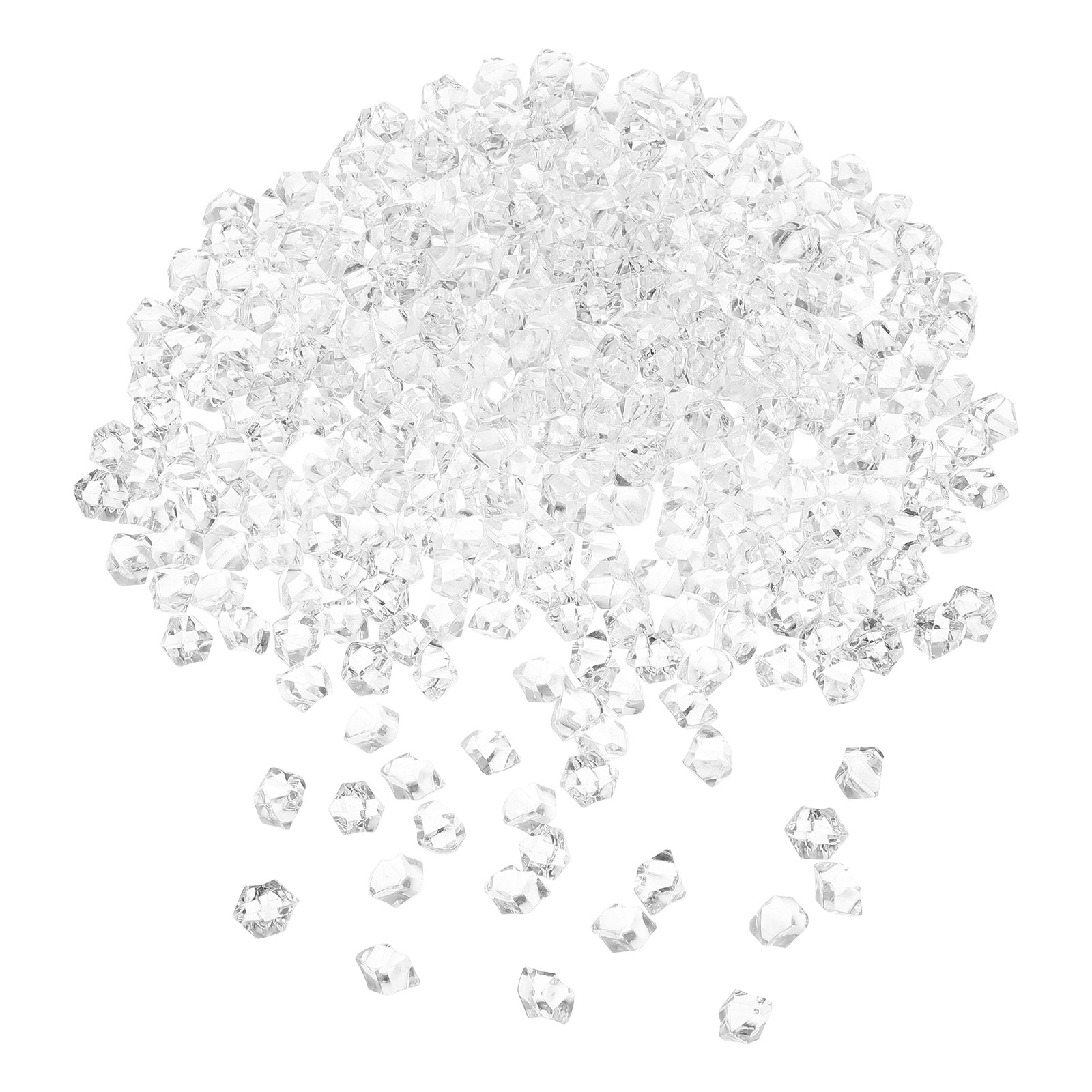 Photography Wedding - 400Pcs Reusable Fake Ice Clear Plastic