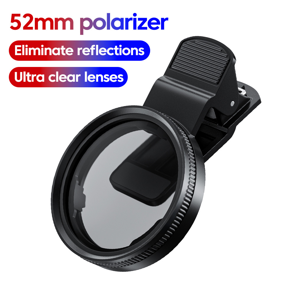 Photography Xiaomi - 52MM Circular Universal Portable Polarizer Camera
