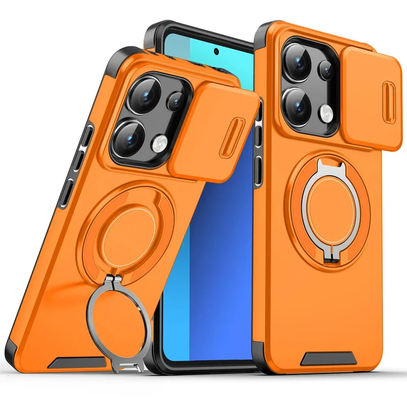 Photography Xiaomi - Shockproof Armor Magnetic Bracket Case For