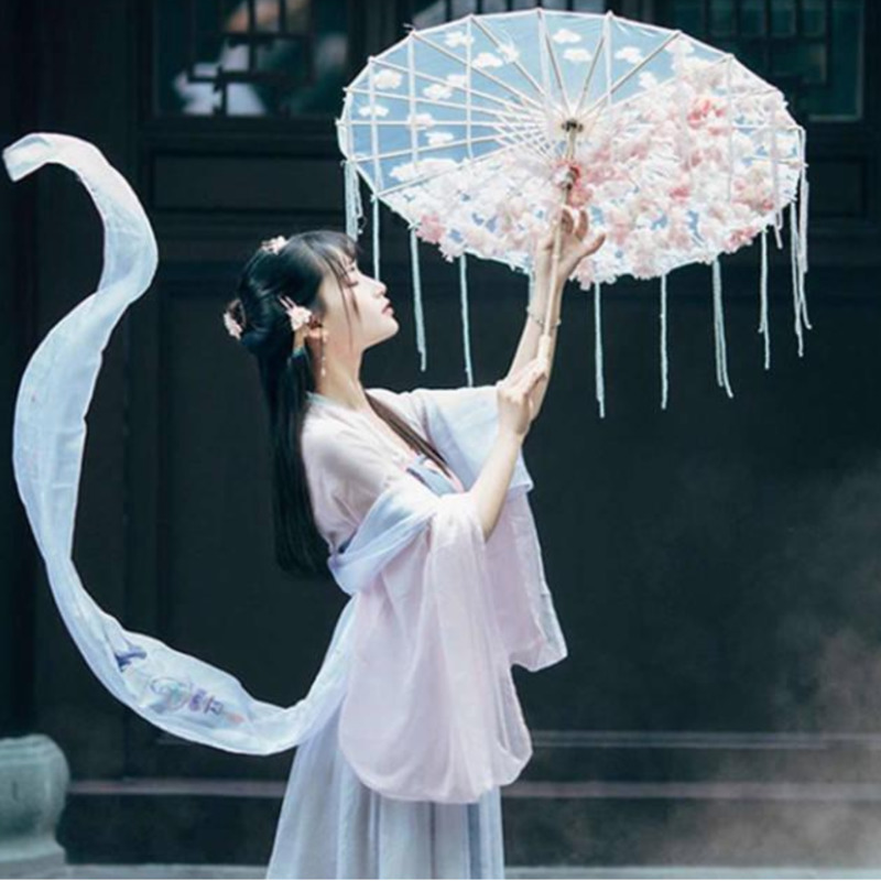 Photography Wedding - Chinese Silk Umbrella Anime Women Photography