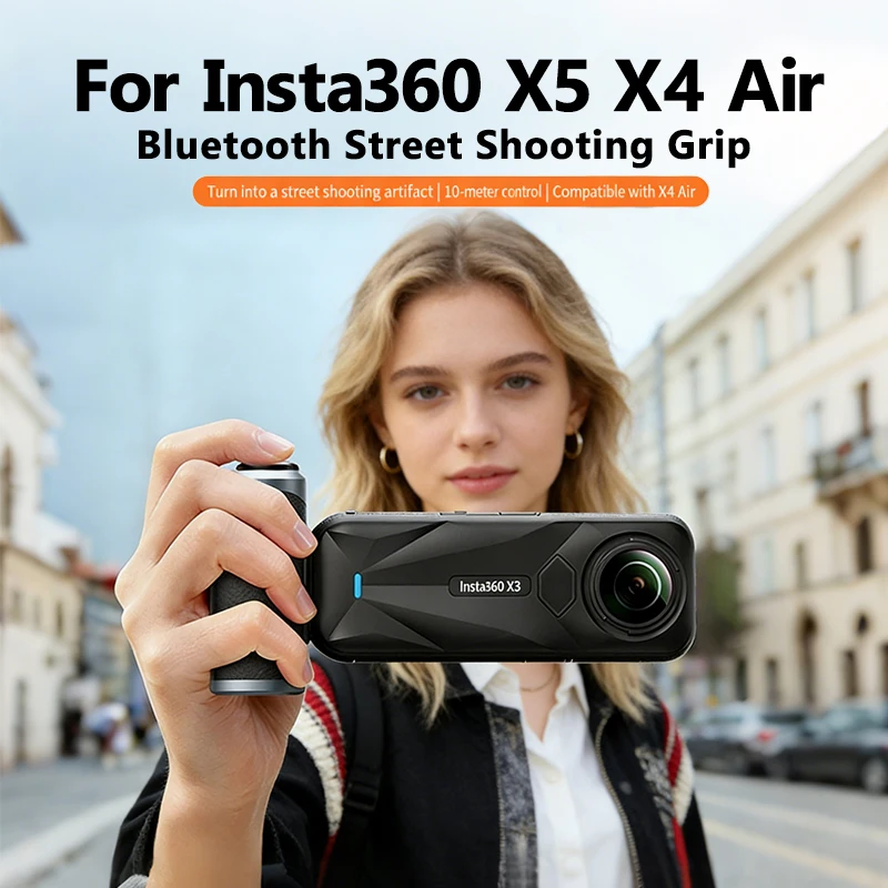 Photography Grip Insta360 X5 - 2026 Photography Grip With Wireless Bluetooth