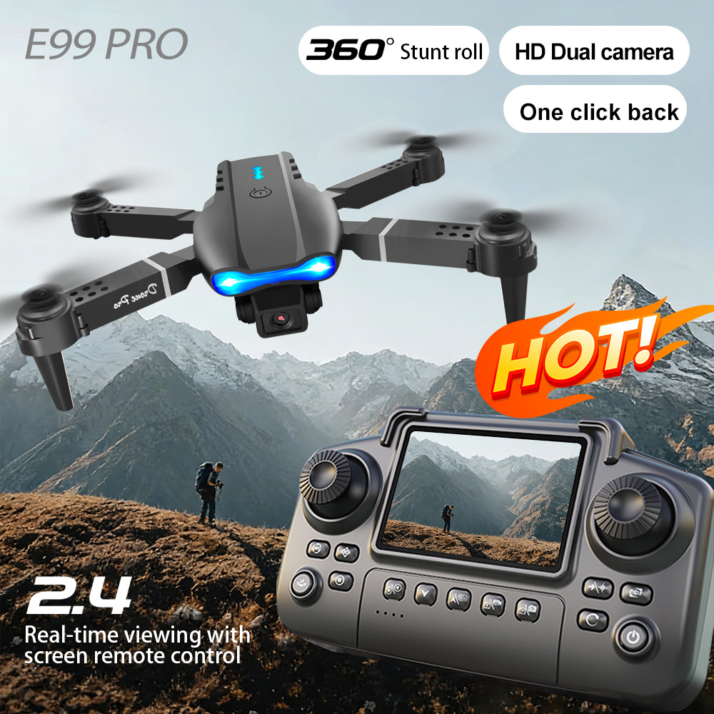 Photography Drone - Aerial Drone Dual Lens Switch Gesture