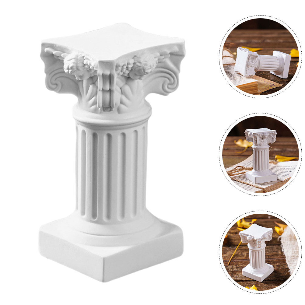 Photography Wedding - 6Pcs Roman Column Candlestick Resin Pillar