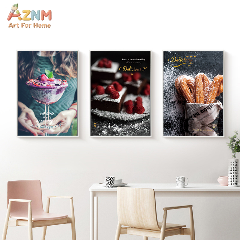 AZNM 3PCS Delicious Dessert Ca - Photography Quotes review and price