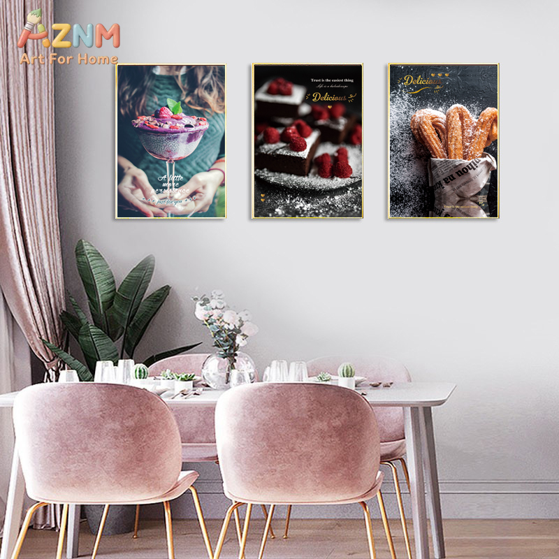 AZNM 3PCS Delicious Dessert Ca - Photography Quotes review and price