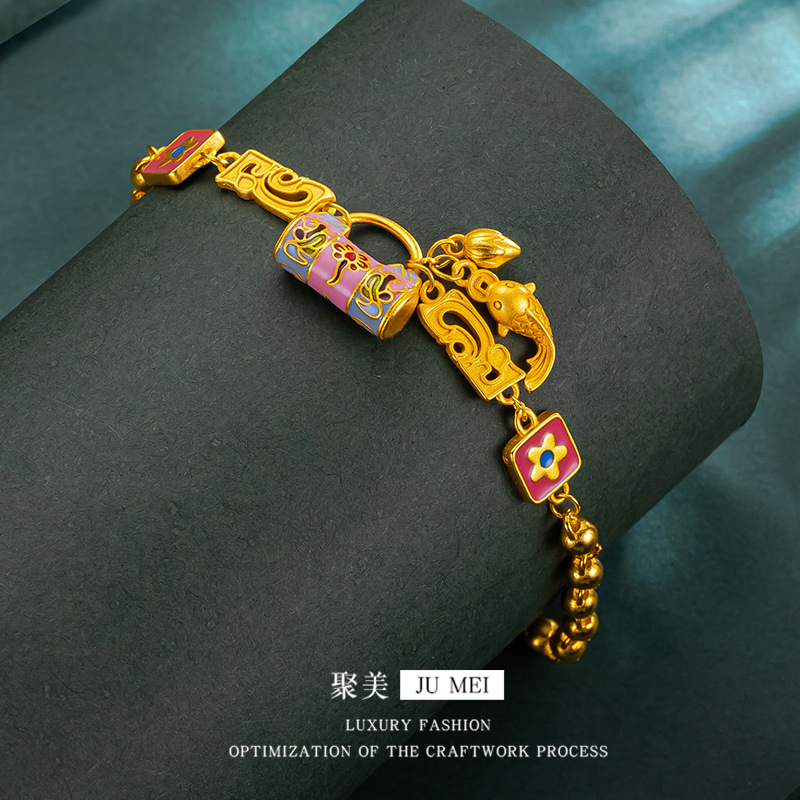 24K AU999 Gold 'Blossom Lock & - Photography Yellow review and price