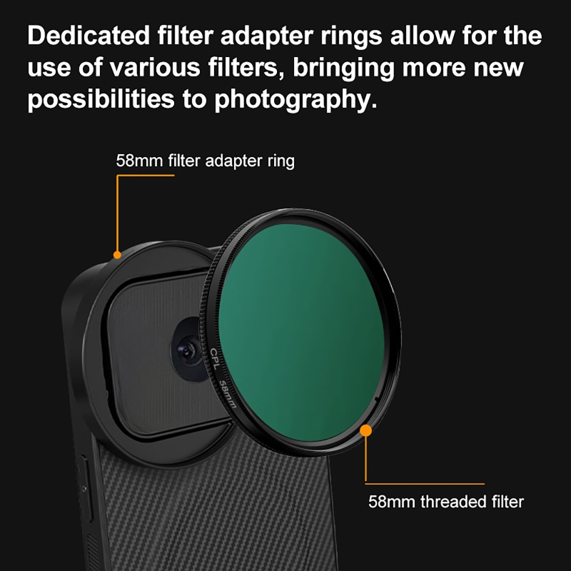 4 in 1 Lens 58mm Mobile Phone  - Nd Filter Set review and price