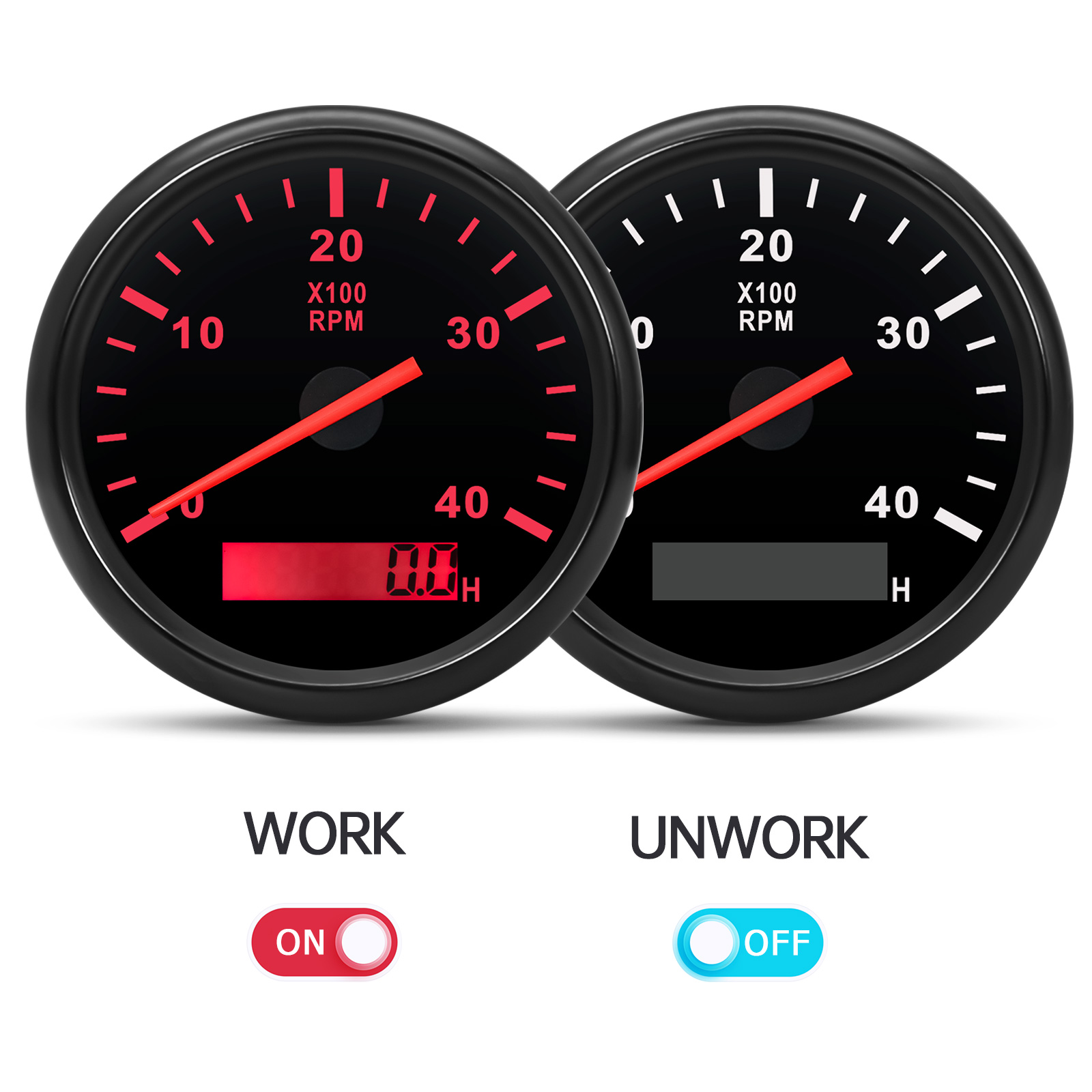 4000RPM 85mm Tachometer With L - Light Meter Incident review and price