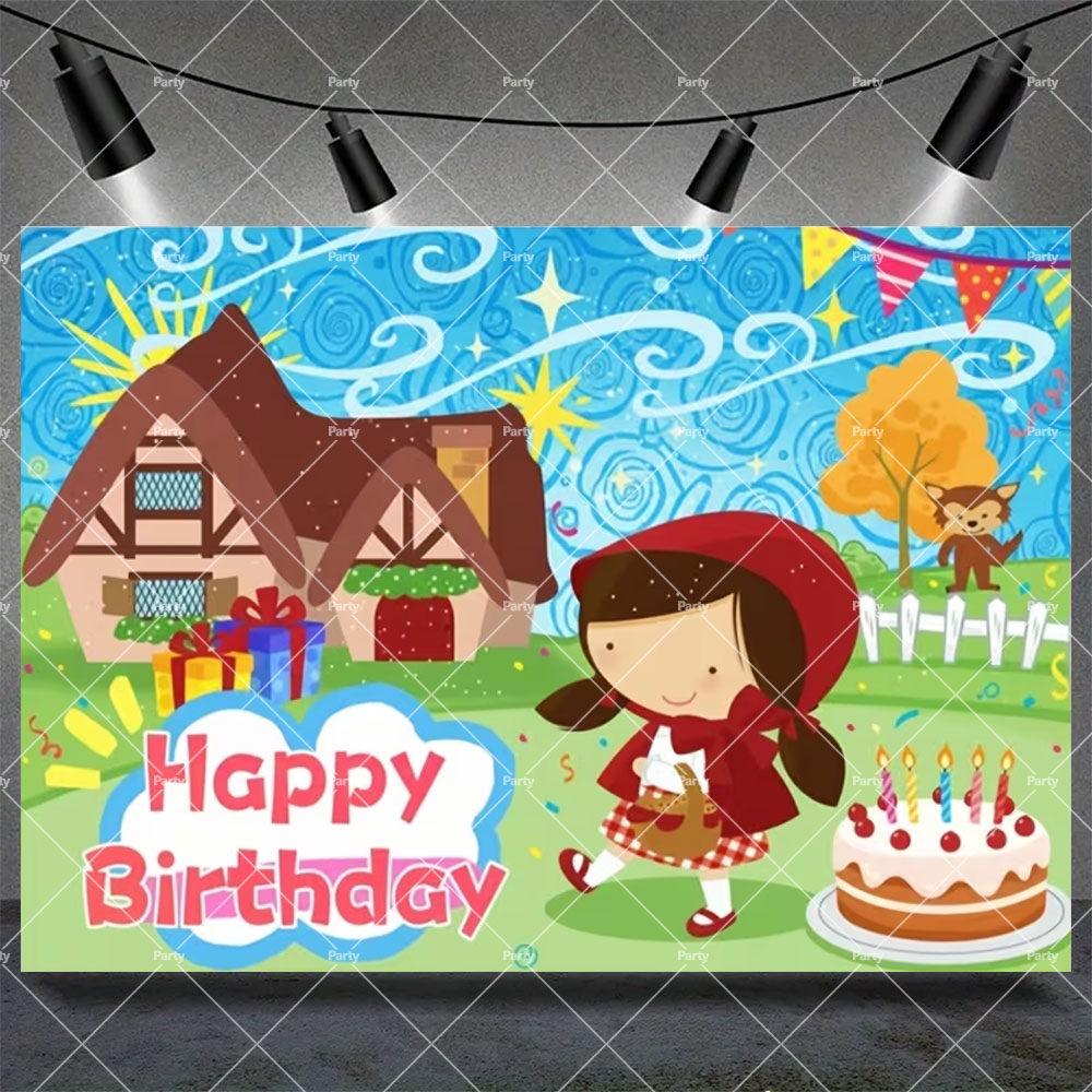 Little Red Riding Hood Backdro - Photography Wedding review and price