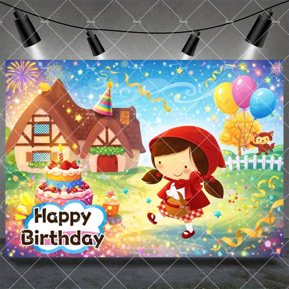 Little Red Riding Hood Backdro - Photography Wedding review and price