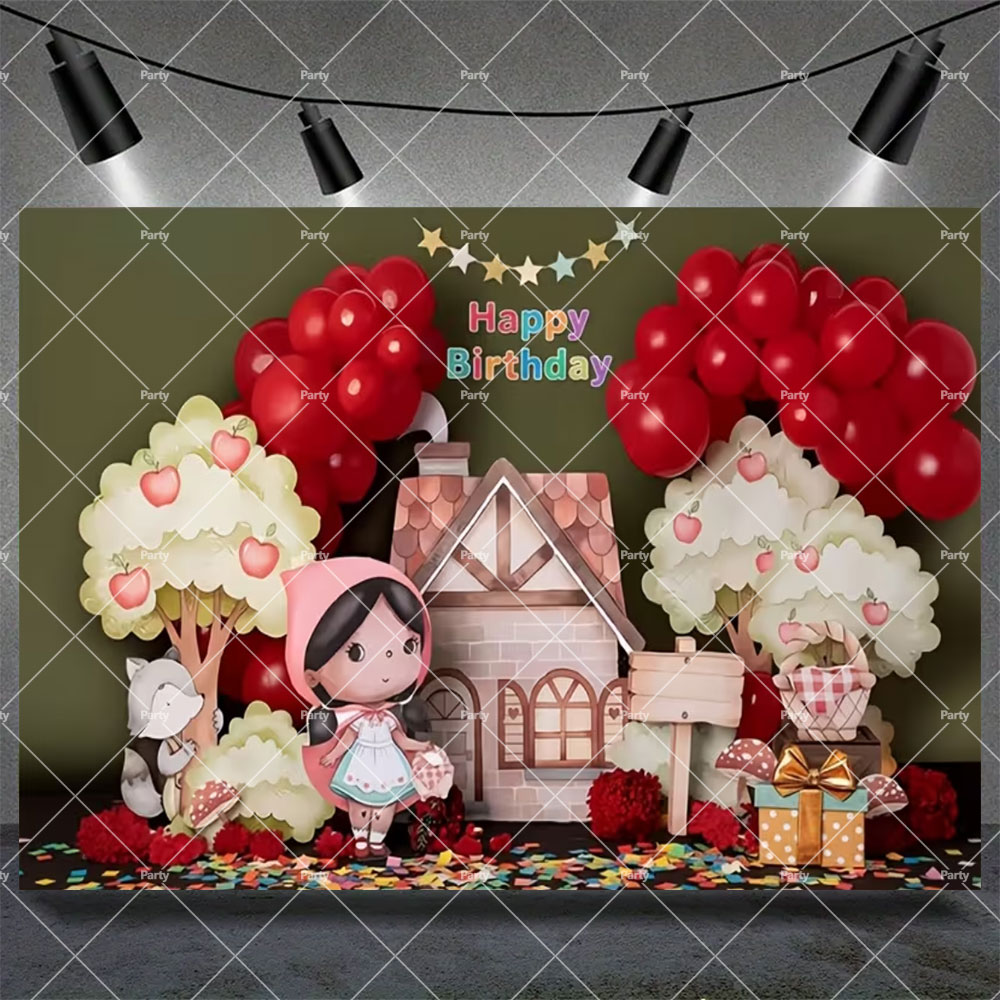 Little Red Riding Hood Backdro - Photography Wedding review and price