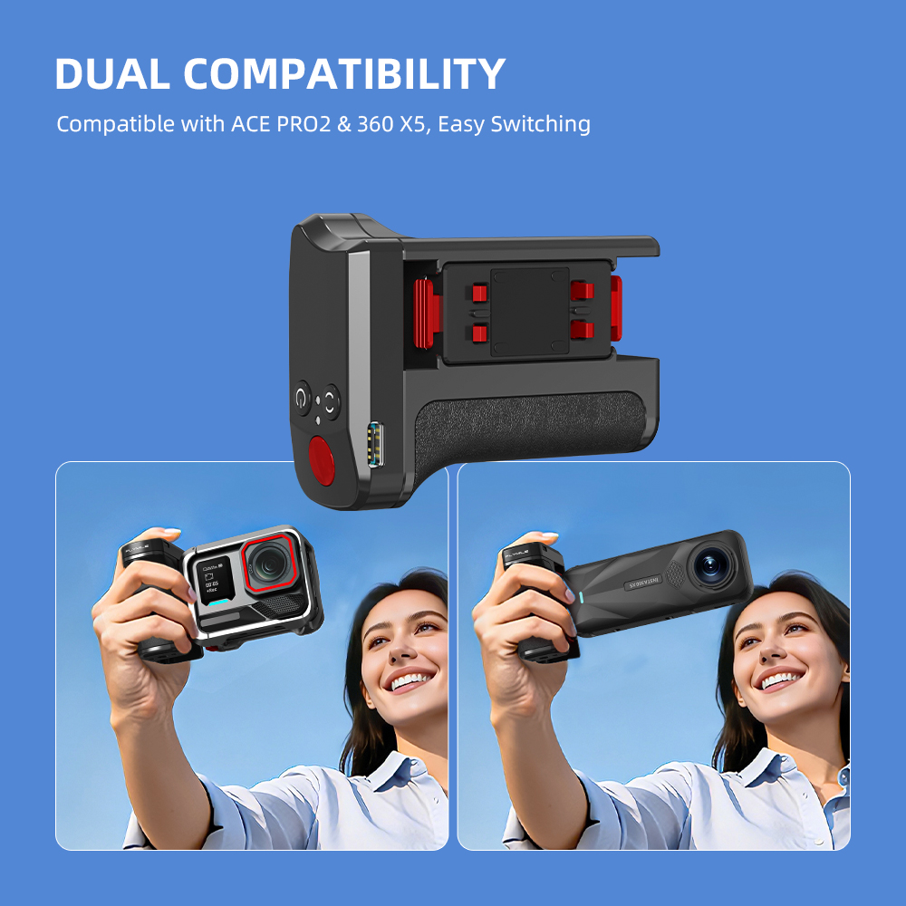 Flymile Camera Grip Wiht Bluet - Photography Grip Insta360 X5 review and price