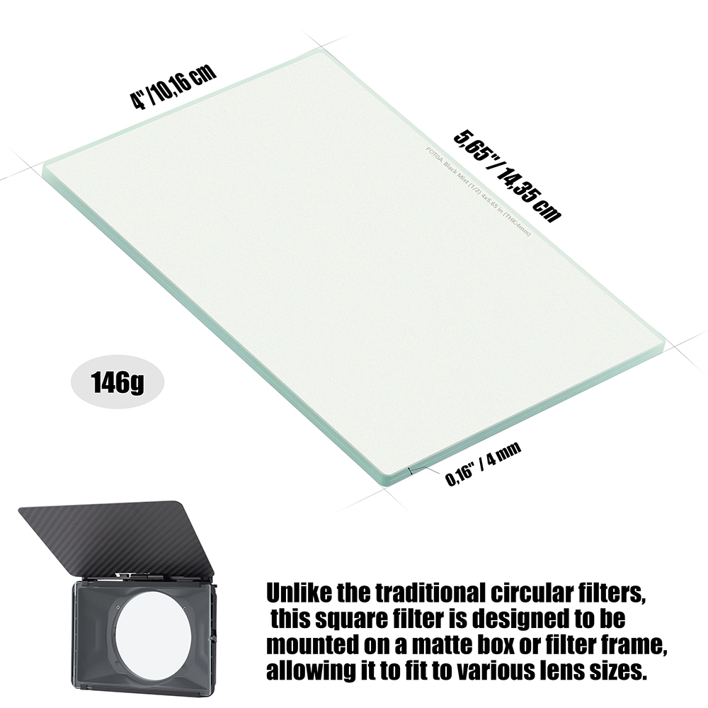 Black Mist Filter 4x5.65