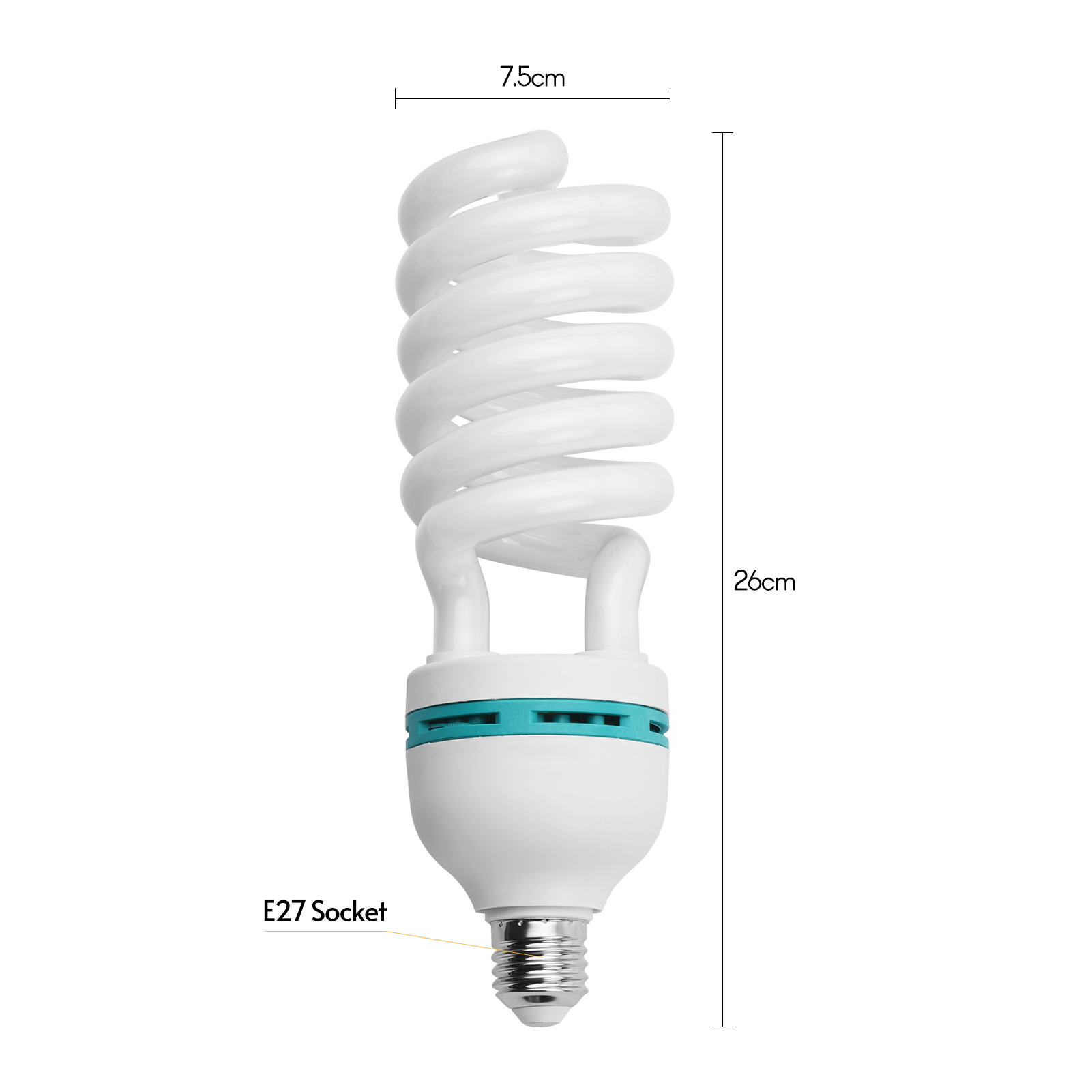 Andoer E27 135W Spiral Fluores - Photography Bulb review and price