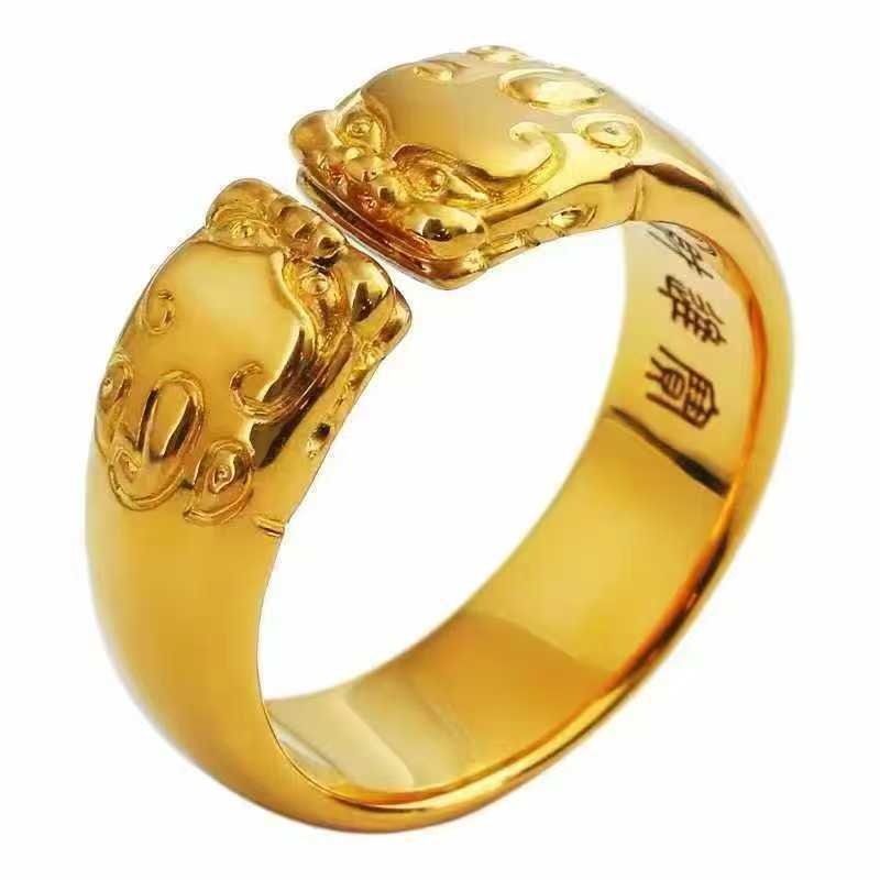 Pixiu Open Ring Couple's 24K G - Photography Yellow review and price