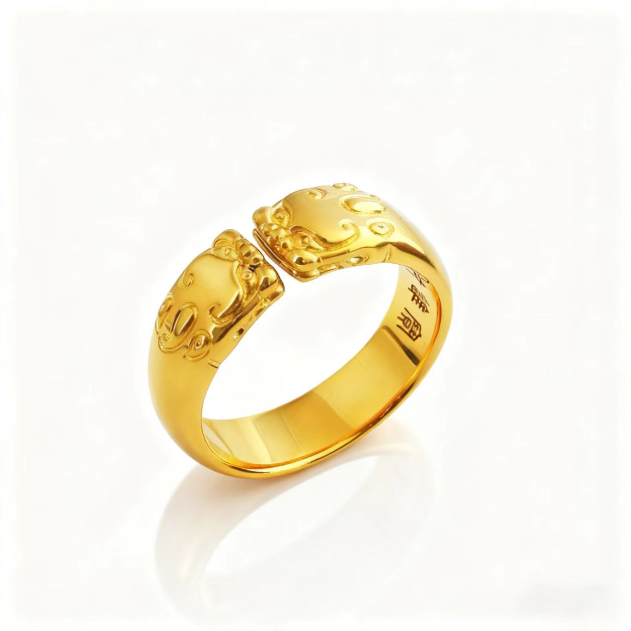 Pixiu Open Ring Couple's 24K G - Photography Yellow review and price
