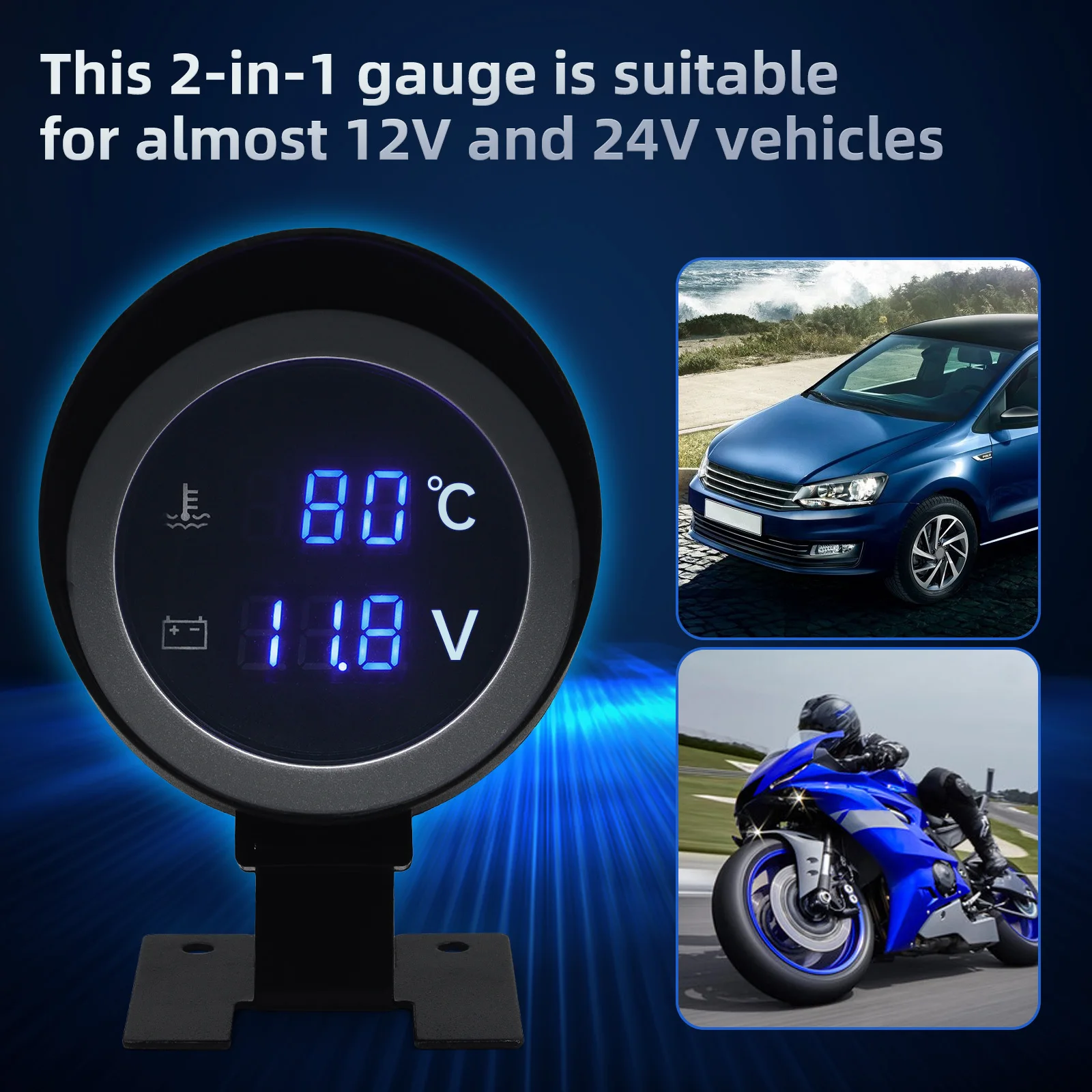 Led Digital Car Truck Water Te - Light Meter Incident review and price
