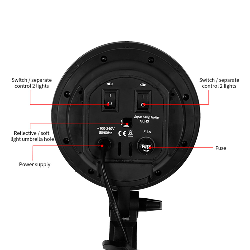 E27 Base Four Lamp Holder  Lig - Photography Bulb review and price
