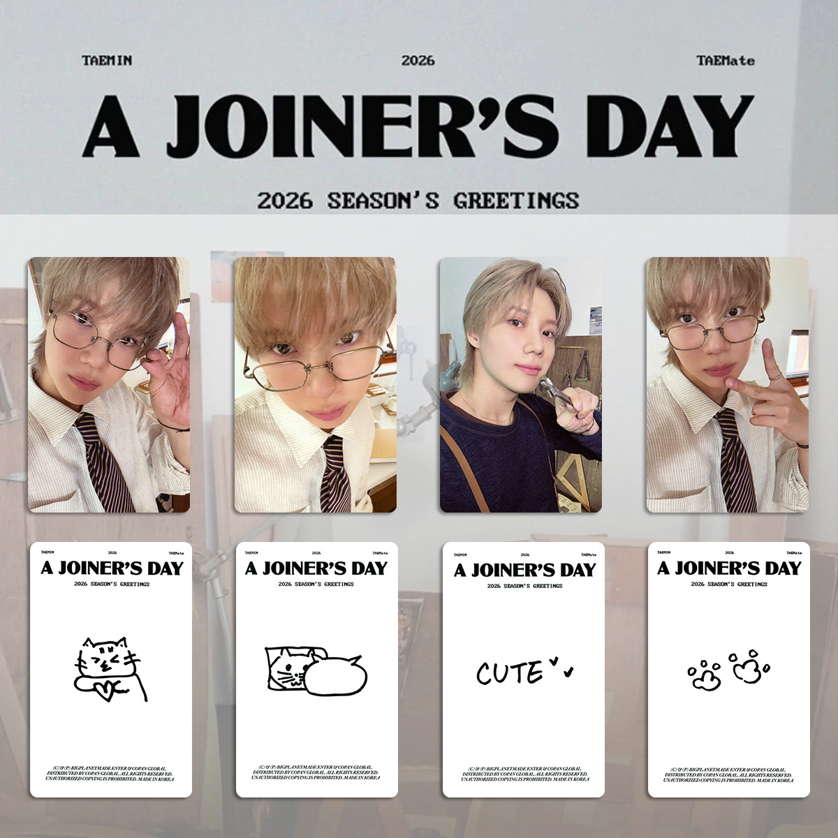 4Pcs/Set Idol SHINEE New Album - Photography Portfolio review and price