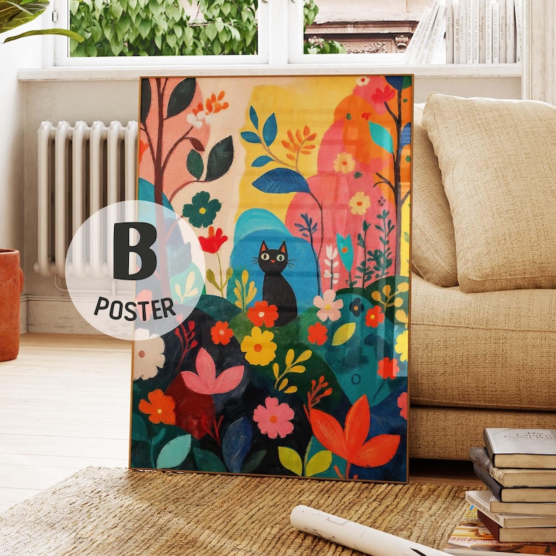 3pcs Modern Garden Black Cat W - Photography Types review and price