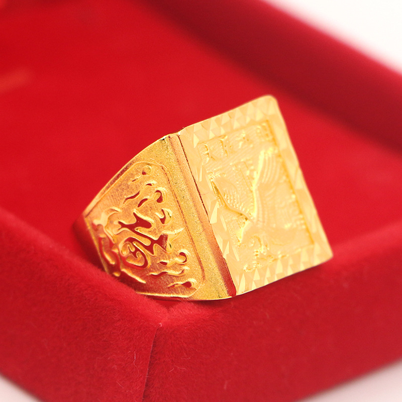 Grand Ambition Ring Men's 24K  - Photography Yellow review and price