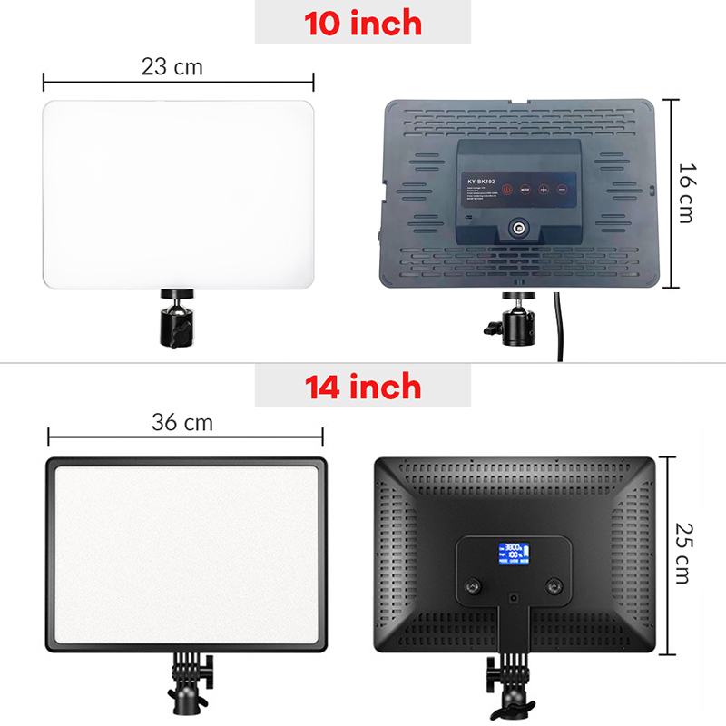 14inch 10inch LED Video Light  - Photography Bulb review and price