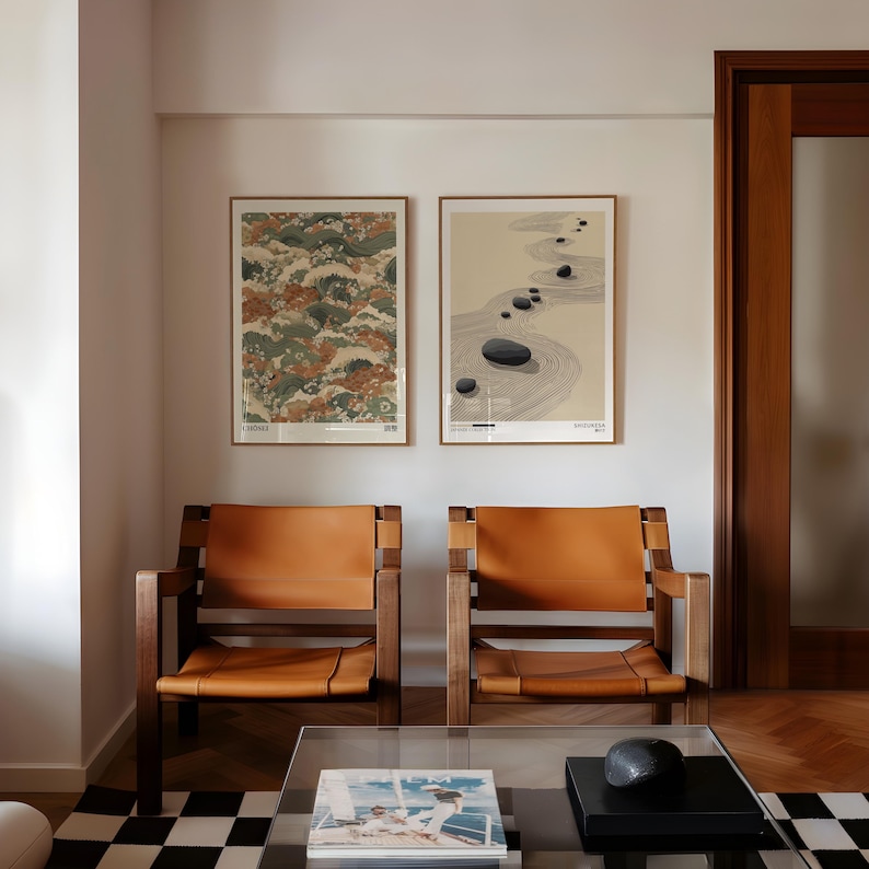 2pcs Japandi Zen Canvas Wall A - Photography Types review and price