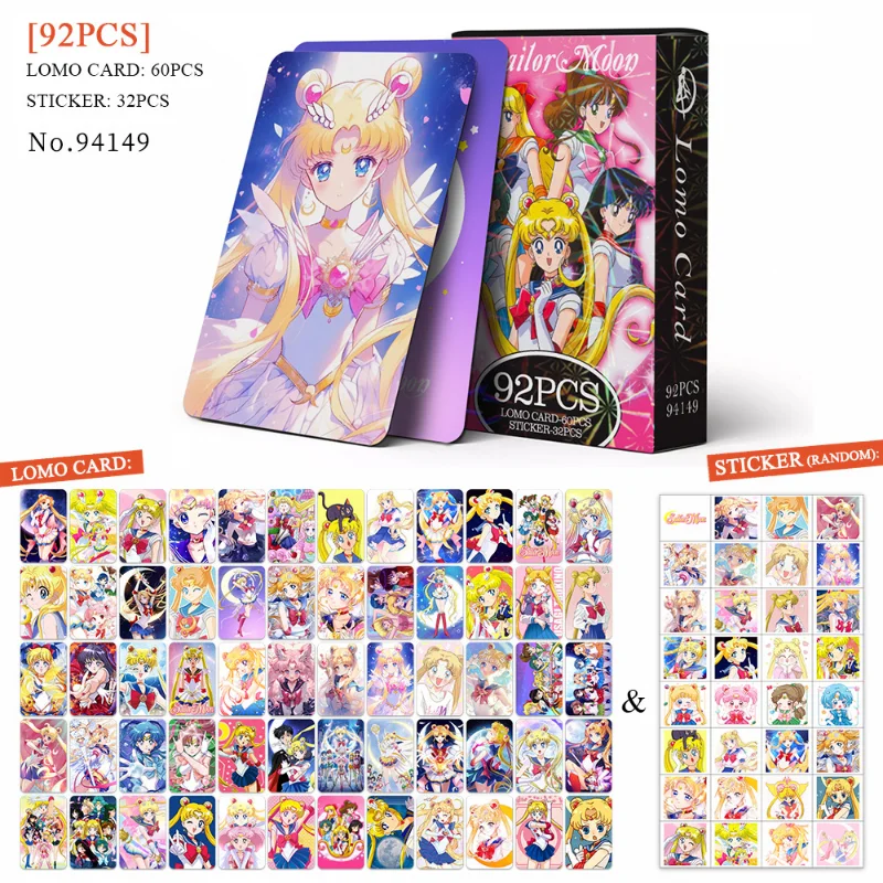 92pcs Sailor Moon New Lomo Car - Photography Portfolio review and price