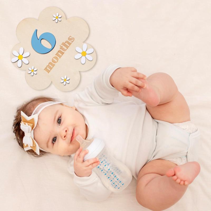 Wooden Baby Monthly Milestone  - Photography Still Life review and price