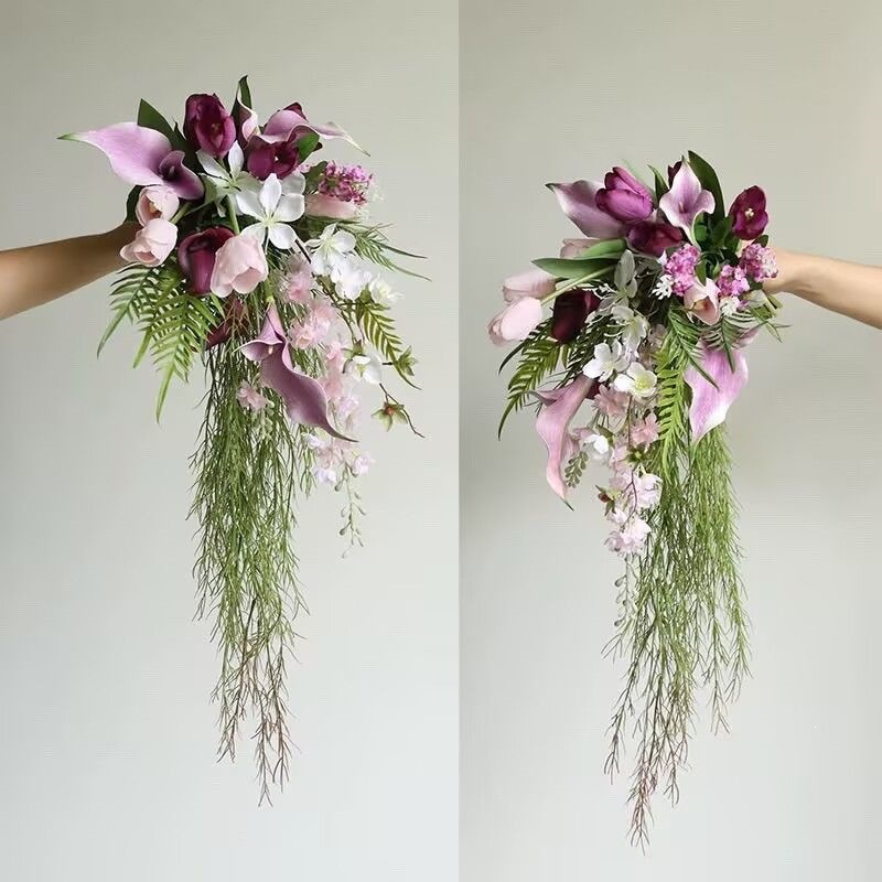 Natural Style | Waterfall Bouq - Photography Wedding review and price