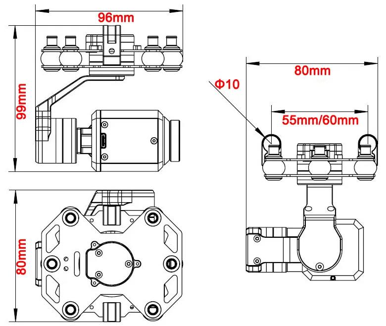 Tarot TL3T20 3-axis Gimbal 640 - Photography Drone review and price