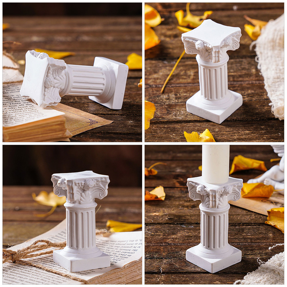 6Pcs Roman Column Candlestick  - Photography Wedding review and price