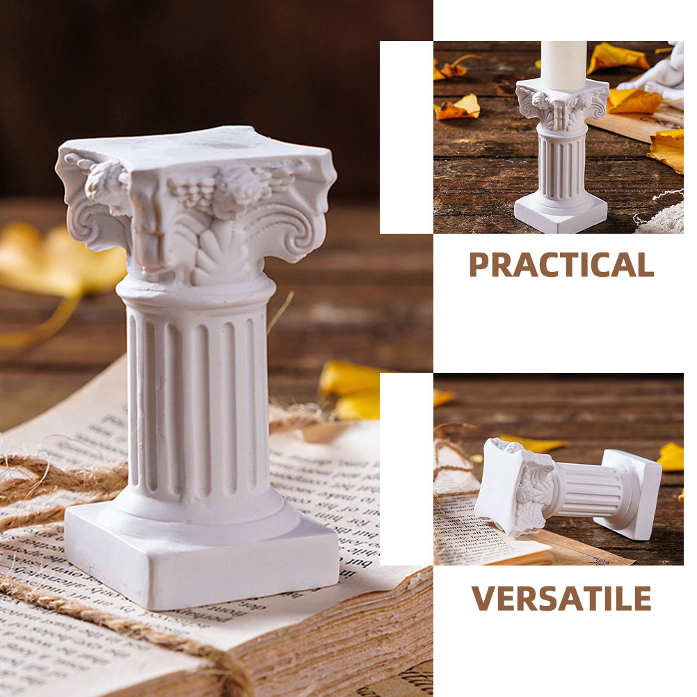 6Pcs Roman Column Candlestick  - Photography Wedding review and price